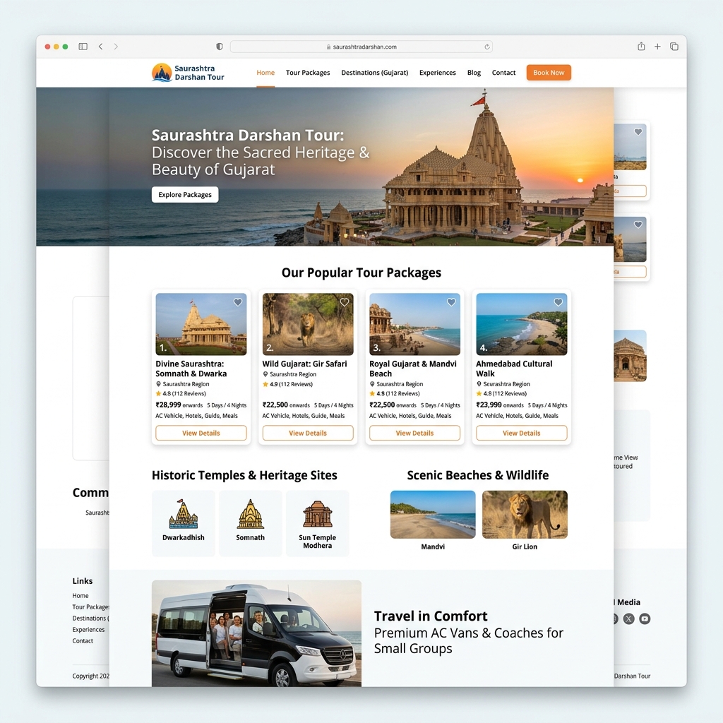 Saurashtra Darshan Tour Screenshot